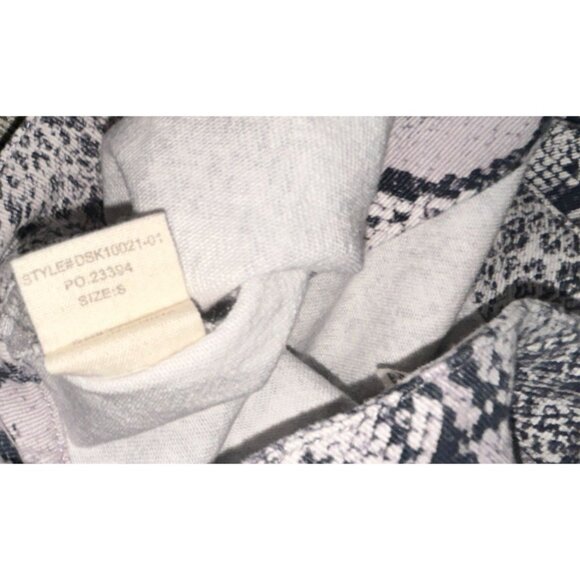 Altar'd State Front Zip Snakeskin Print Mini Skirt Small Y2K Rave 90s - Picture 10 of 10